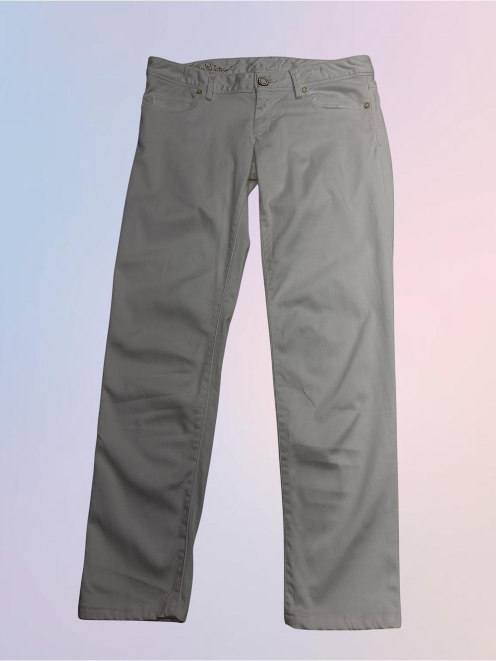 LILY PULITZER Women’s 4 White Soft WORTH SKINNY Jeans